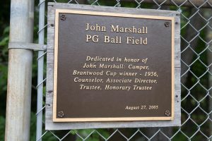John Marshall PG Ball Field Sign